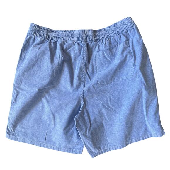 J.Crew 7'' Lounge Short in Broken-in Oxford Cloth in Raincoat Blue Size Medium - Picture 3 of 8